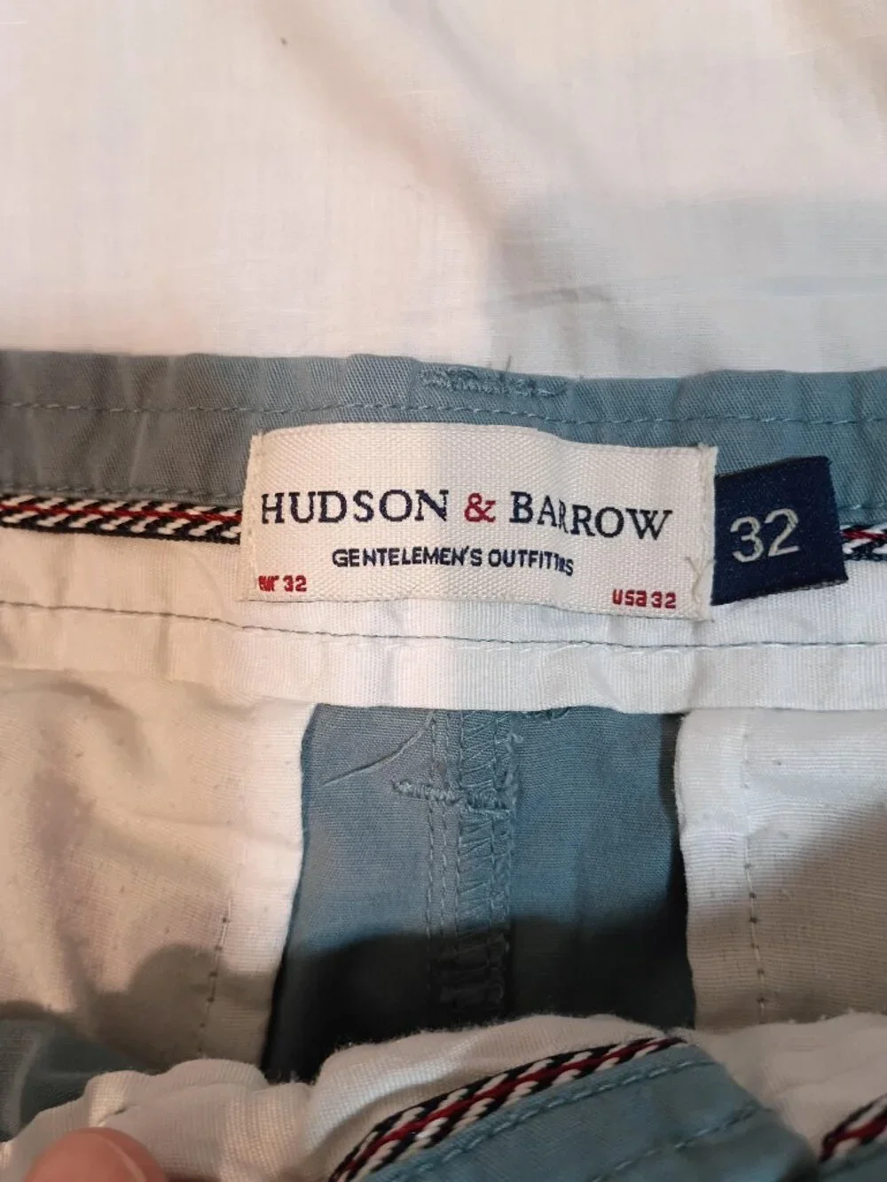 Hudson + Barrow/Chino Shorts/Mens 32/Slate Blue/Golf Print Country Club Preppy S - Picture 2 of 8